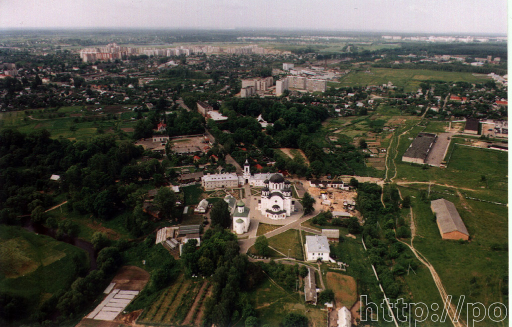 Спасо-Евфрасиньевский монастырь. Фотографии Полоцка с высоты птичьего полета