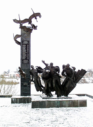 04. Памятник героям гвардейцам зимой