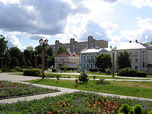 Площадь Ленина (у Детского мира) - вдалеке Детский мир