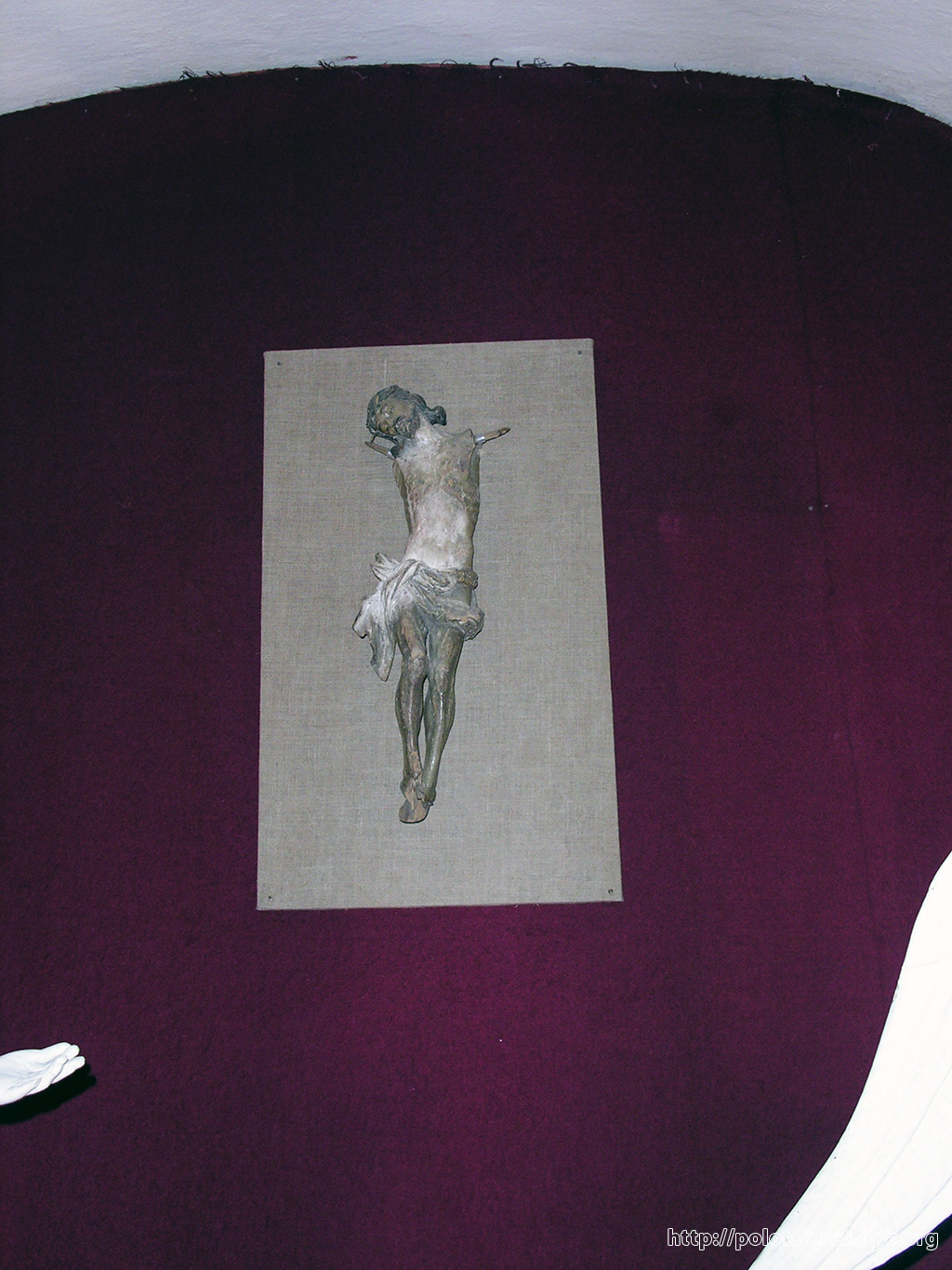 32. Софийский собор - повреждённая статуэтка Христа, найденная при раскопках внутри собора
