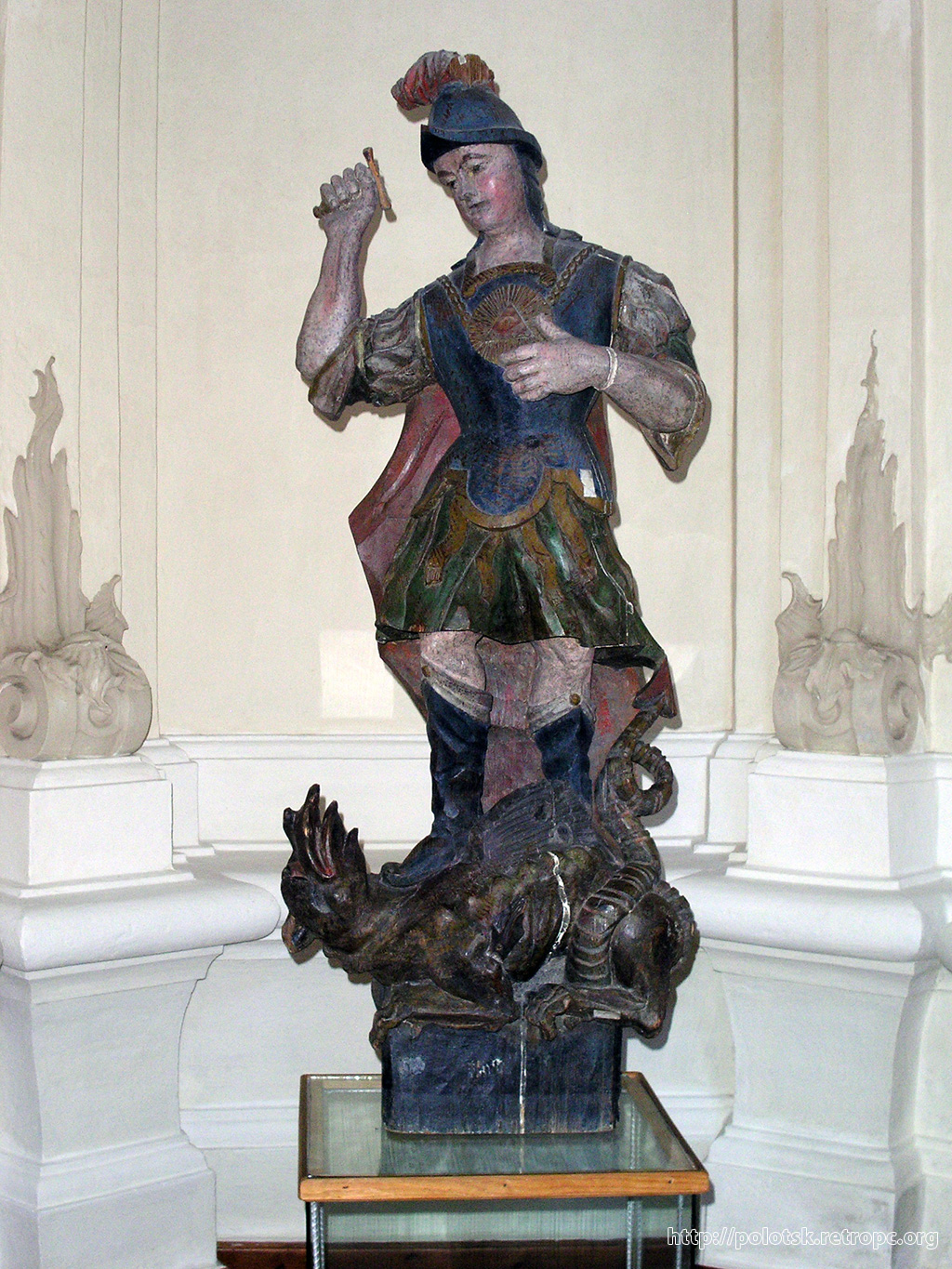 28. Софийский собор - статуя католического святого, найденная при раскопках внутри собора