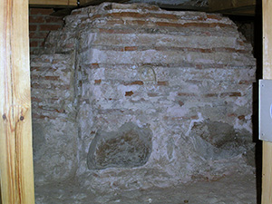 42. Софийский собор -  под землёй - видны части старого фундамента