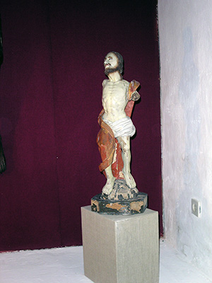 30. Софийский собор - повреждённая статуя Христа, найденная при раскопках внутри собора