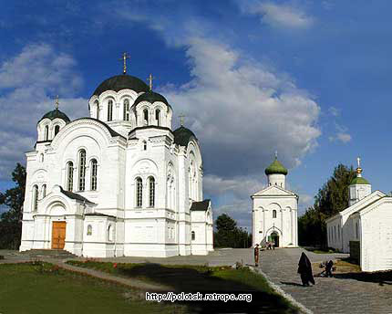 Вид Спасо-Евфросиньевского монастыря